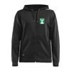 Nacka HI Zip hoody ink klubbmärke och NACKA HI på ryggen