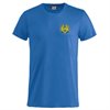 Bomulls Herr T-shirt ink ryggtryck