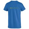 Bomulls Herr T-shirt ink ryggtryck